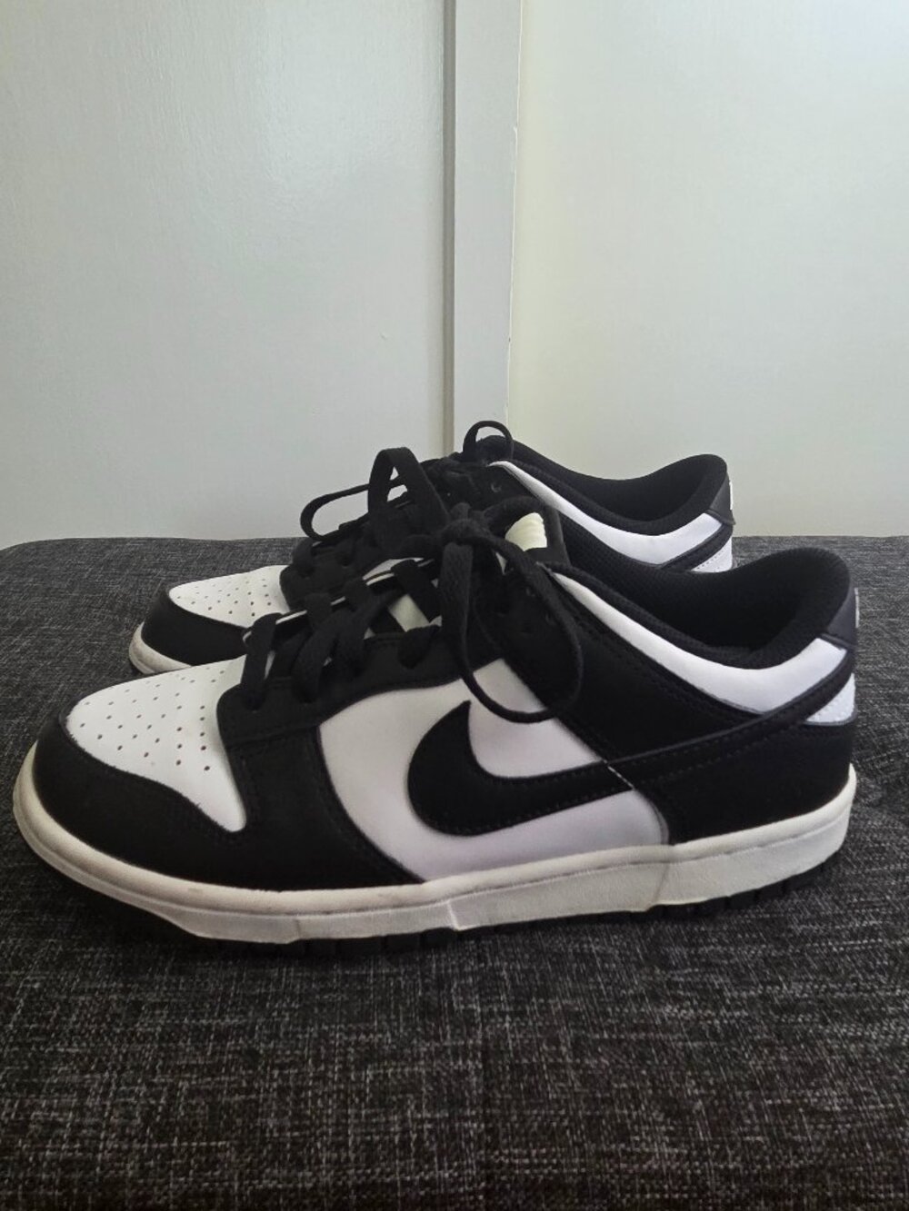 Nike Dunk Low | Youth (Big Kids) Size 7 OR Womens Size 7.5 | White/Black-White